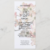 Roze Cornelietak Programmakaart (Voorkant)