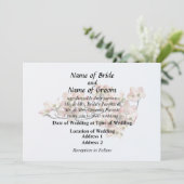 Roze Cornus Tak Kaart (Staand voorkant)