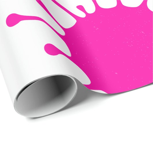 roze coronavirus cadeaupapier (Rol Hoek)