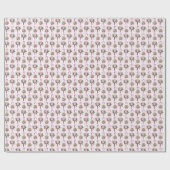 Roze Corsage Boutonniere Ball Bouquet Roos Weddens Cadeaupapier (Vlak)