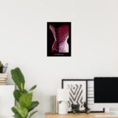 Roze corset - Afdrukken Poster (Thuiskantoor)