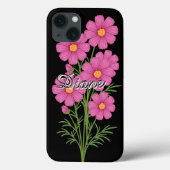 Roze Cosmo Bloemen Case-Mate iPhone Case (Achterkant)