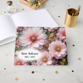 Roze Cosmos Abstracte Collectie Gastenboek