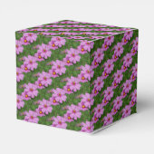 Roze Cosmos Bloem Natuur Patroon Bedankdoosjes (Achterkant)