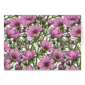 Roze Cosmos bloemen (Voorkant Horizontaal)