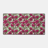 Roze Cosmos bloemen Bureaumat (Voorkant)