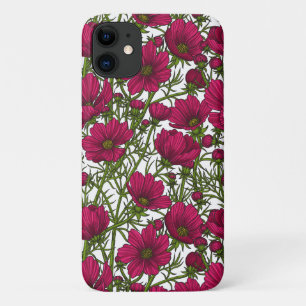 Roze Cosmos bloemen Case-Mate iPhone Case