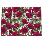 Roze Cosmos bloemen Groot Cadeauzakje (Voorkant)