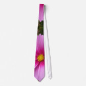 Roze Cosmos Bloemen Wilde Bloem Stropdas (Voorkant)