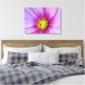 Roze Cosmos Canvas Afdruk (Insitu (Slaapkamer))