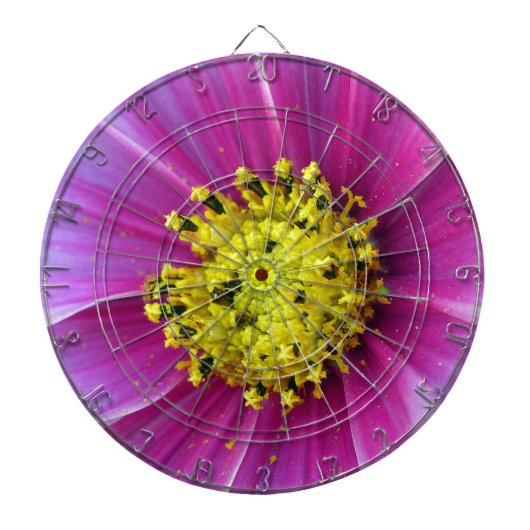 Roze Cosmos Dartbord (Voorkant)
