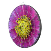 Roze Cosmos Dartbord (Voorkant Rechts)