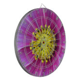 Roze Cosmos Dartbord (Voorkant Links)