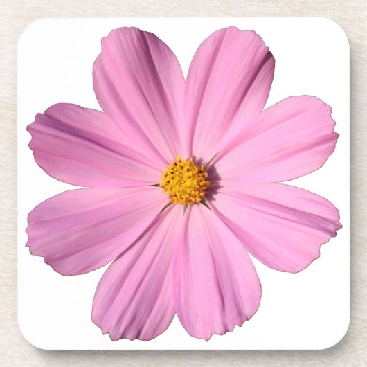 Roze Cosmos Drankjes Onderzetter (Voorkant)