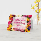 roze cosmos - kaart (Gele Bloem)