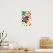Roze Cosmos Reik naar de Hemel Citaat Poster (Keuken)