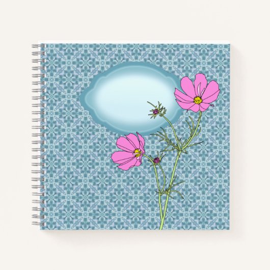 Roze Cosmos Scrapbook Journal Notitieboek (Voorkant)