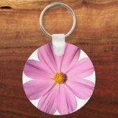 Roze Cosmos Sleutelhanger (Voorkant)