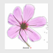 Roze Cosmos Sticker (Vel)