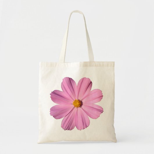 Roze Cosmos Tote Bag (Voorkant)