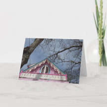 Roze Cottage Dramatic Sky - Martha's wijntuin