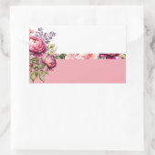 Roze Cottage Floral Sticker (Tas)
