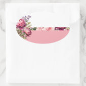 Roze Cottage Floral Sticker (Tas)