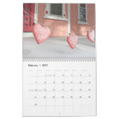 Roze Cottages van Martha's wijngaard Kalender (Feb 2027)
