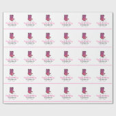 Roze Cowboy Boots-Personalized 16e verjaardag Cadeaupapier (Vlak)