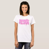 Roze Cowboy Kussens T-shirt (Voorkant volledig)