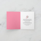 Roze Cowboy Laarzen & Bubbly Gefeliciteerd Bruid Kaart (Binnen)