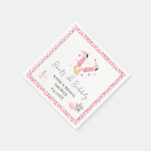 Roze Cowboylaarzen & Bruisende Bruiloft Feest Servet (Hoek)