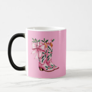 roze cowboylaarzen magische mok