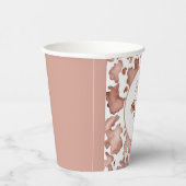 Roze Cowgirl 1e Rodeo verjaardagsfeestje Papieren Bekers (Rechts)