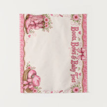 Roze Cowgirl Baby Shower Papieren Borden | Laarzen