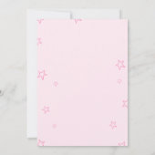 Roze Cowgirl Bachelorette Kaart (Achterkant)