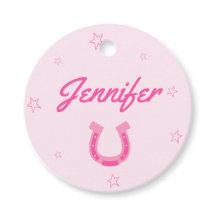 Roze Cowgirl Bachelorette Party Naamlabel