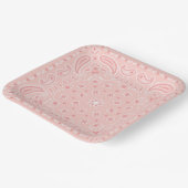 Roze Cowgirl | Bandana Papieren Bordje (Gebogen)