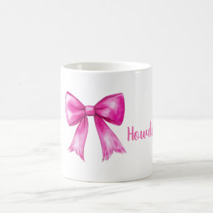 Roze Cowgirl Boog Howdy Koffiemok