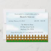 Roze Cowgirl Boot, Pet en Paardenfeest Kaart (Achterkant)