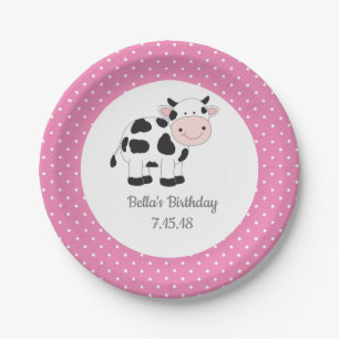 Roze Cowgirl Borden Papieren Bordje