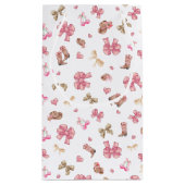 Roze Cowgirl Coquette Gelukkige Verjaardag Mooi Klein Cadeauzakje (Achterkant)