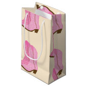 Roze Cowgirl Cowboy Boots Country Texas Ranch Klein Cadeauzakje (Voorkant Gekanteld)