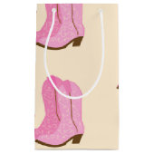 Roze Cowgirl Cowboy Boots Country Texas Ranch Klein Cadeauzakje (Voorkant)