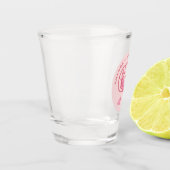 Roze Cowgirl Disco Bachelorette Shot Glas (Links)
