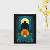 Roze Cowgirl Disco Cowboy Skelet Kaart (Gele Bloem)