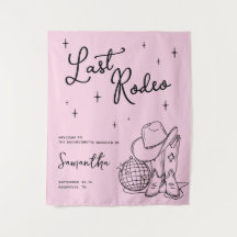 Roze Cowgirl Disco Laatste Rodeo Bachelorette Fees