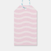 Roze Cowgirl laarzen Rodeo Cadeaulabel (Achterkant)