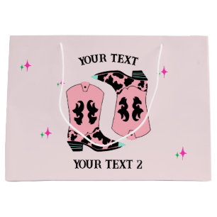 Roze Cowgirl laarzen Rodeo Groot Cadeauzakje