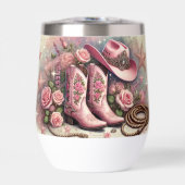 Roze Cowgirl Laarzen & Rozen Westerne Stijl (Voorkant)